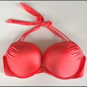 VS • 36D • Bombshell Bright Coral Bikini Top